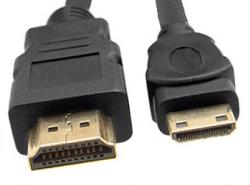 Câble HDMI-Mâle (A) à mini HDMI-Mâle (C) - HDMI ver 1.3a