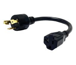 [PCC-L530P520R-1] Power Cord Adapter NEMA L5-30P to NEMA 5-20R 12AWG