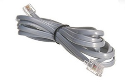 Flat RJ11 6P4C Modular Cables - Straight Assemblies