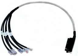 Telco 50 Octopus Cat5e 90-Degree Male to RJ45