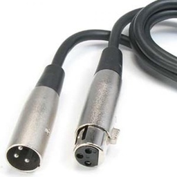 XLR 3 Male to XLR 3 Female Extension Microphone Cables