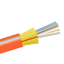 [FIB-D5R-6] Câble à fibre optique, 6 fibres, multimode, fibre 62,5/125 um (OM1) (prix/pied)