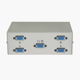 [ABDE09] 4 to1 ABCD DB9 Manual Switch Box
