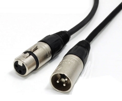 [DMX-XLR3-MM-X] DMX XLR 3-Pin Male To Male Cable