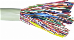 Câble en vrac 100 paires UTP CAT3 24AWG solide FT4/CMR/CL3 de - Gris (Type téléphonique)