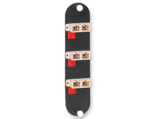 [FICCH-CP06-91] Panneau CCH, adaptateurs SC, 3 duplex, 6 F, 62,5 µm multimode (OM1)
