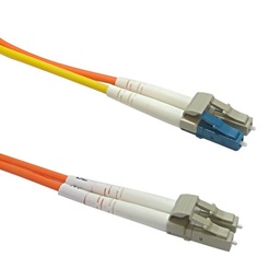 [FIZMC-LC/LC-3] 3m (10ft) LC to LC 62.5 Micron Mode Conditioning PVC (OFNR) Fiber Optic Patch Cable