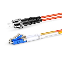 [FIZMC-LC/ST-3] 3m (10ft) LC to ST Mode Conditioning  62.5 Micron, LSZH, Fiber Optic Patch Cable