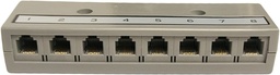 [HSM-06] Telco 50 Male Harmonica Connector to 8 Ports RJ12  (6P6C)