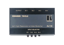 [PKR-4X1S] KRAMER 4x1S 4×1 s-Video Mechanical Switcher