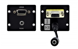 [PKR-WXA-2P] 15-pin HD & 3.5mm Stereo Audio WRaw materials Plate Insert