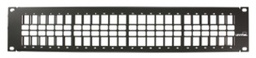 [PLV-PB2U48EB] Flat QUICKPORT™ Patch Panel, 48-Port, 2RU, Black
