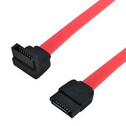 [SATA-18R] SATA to Right Angle SATA Cable - 7 pin to 7 pin - 19"