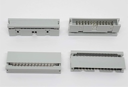 [SH-026] 2X13 26 Pin Dual Rows 2.54mm SHROUDED IDC Male HEADER, 26 Pins IDC Crimp Connectors 