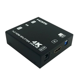 [VSP-HDMI-12F] HDMI Splitter 1x2  -  Displays one HDMI device to two HDMI displays simultaneous