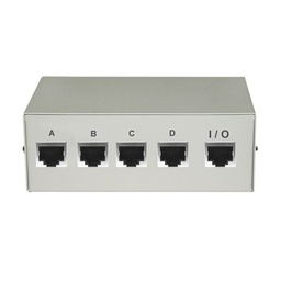 [ABDERJ45] 4 to 1 ABCD RJ45 Manual Switch Box