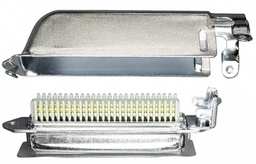 [CH50FTKM] Telco 50 Pin Female IDC with Metal 90 DEG. Hood