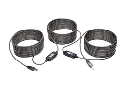 [ZTRIP-U42-050] Tripp Lite 50ft USB 2.0 Hi-Speed Active Repeater Cable USB-A to USB-B M/M 50' - USB cable - USB Type B to USB - 50 ft