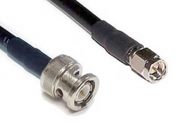 LMR-240 SMA Male to BNC Male, Low-Loss Cable