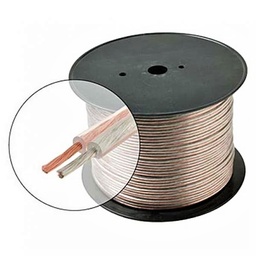 [SPK-S102/100] High-Grade 2C 10AWG Zip-Cord Bulk Speaker Cable