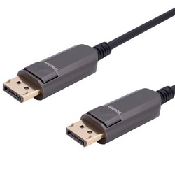 Active Fiber Optic AOC DisplayPort V1.4 Cable Male Male - CMP Rated