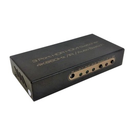 [VSW-HDMI-13] HDMI Switch 3-Port 4Kx2K@60Hz - HDMI 2.0 - HDCP 2.2 - IR Control (1 Output - 3 Inputs)