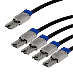 [SFF-8088/4X-8088-1M] Câble répartiteur 1 m mini-SAS externe (SFF-8088) vers 4x mini-SAS externe (SFF-8088) 6G - 30AWG