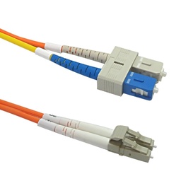 Câble de conditionnement de mode 62,5 microns - gaine 3 mm LSZH SC à LC décalé 