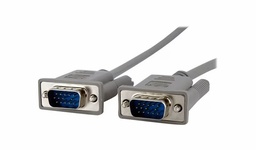 Câble d'extension VGA HD15 mâle à mâle
