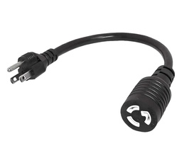 [PCC-515PL515R-1] Câble d'alimentation NEMA 5-15P vers NEMA L5-15R - 14AWG