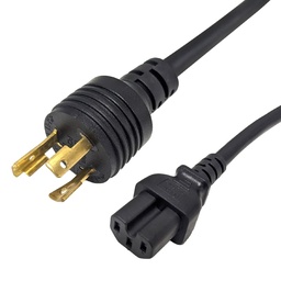 Câble d'alimentation L6-20P vers C15 - 14AWG