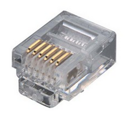 RJ12 Plug Modular Connector (6P 6C) - 10 PK