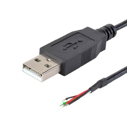 Câble USB2.0 A mâle vers extrémité ouverte