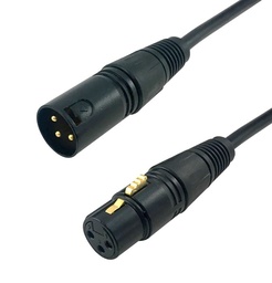 XLR 3-pin Male to XLR 3-pin Female Balanced Cable