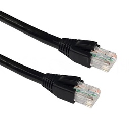 CAT6A Outdoor UV Direct Burial Cable LLDPE Jacket - RJ45 to RJ45