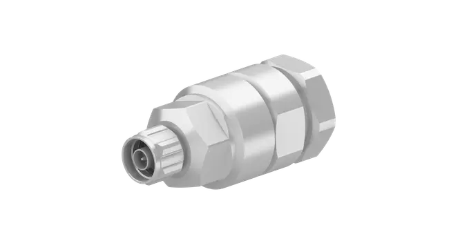 [RF-ZHS-11_N-50-12-10/003-E] 11_N-50-12-10/003-E  HUBER+SUHNER N Type Connector Plug, Male Pin 50 Ohms Free Hanging (In-Line) Crimp