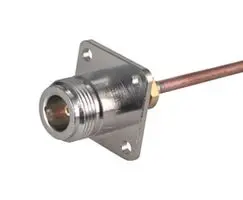 [RF-ZHS-25_N-50-3-9/133_NE] 25_N-50-3-9/133_NE, N Type Connector Jack, Female Socket 50 Ohms Panel Mount Solder, HUBER+SUHNER