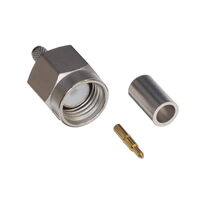 [RF-ZHS-11_SMA-50-2-111/133NE] HUBER+SUHNER  11_SMA-50-2-111/133NE   SMA Connector Plug, Male Pin 50 Ohms Free Hanging (In-Line) Solder