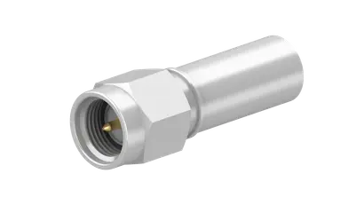 [RF-ZHS-11_SMA-50-3-46/133_NH] HUBER+SUHNER  11_SMA-50-3-46/133_NH   SMA Connector Plug, Male Pin 50 Ohms Free Hanging (In-Line) Solder