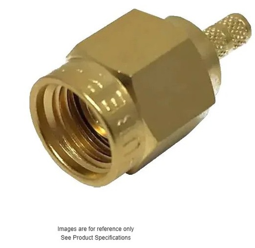[RF-ZHS-16_SMA-50-2-145/133_NE] 16_SMA-50-2-145/133_NE, SMA Series Right-Angle Male Plug RF Coaxial Connector, Huber+Suhner