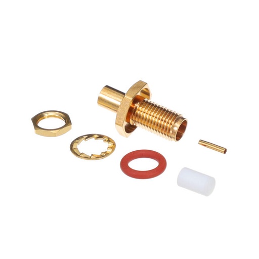 [RF-ZHS-24_SMA-50-3-15/111_NH] HUBER+SUHNER  24_SMA-50-3-15/111_NH  SMA Connector Jack, Female Socket 50 Ohms Panel Mount Solder
