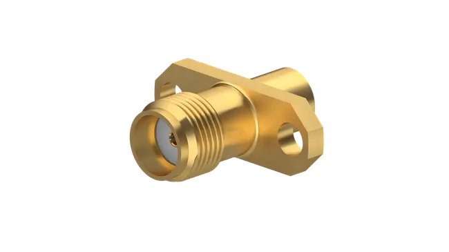 [RF-ZHS-25_SMA-50-3-25/111_NE] HUBER+SUHNER 25_SMA-50-3-25/111_NE    SMA, FLANGE JACK, 50 OHM 