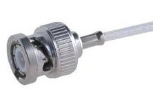 [RF-ZHS-11_BNC-75-4-4/133_NE] HUBER+SUHNER 11_BNC-75-4-4/133_NE  BNC Connector Plug, Male Pin 75 Ohms Free Hanging (In-Line) Crimp
