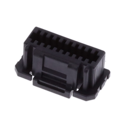 [ZMX-505432-2001] 505432-2001, 20 Position Rectangular Housing Connector Receptacle Black 0.049" (1.25mm), MOLEX