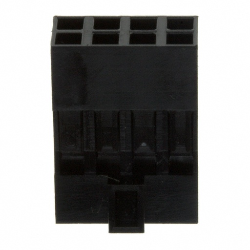 [ZAP-69176-008LF] 69176-008LF, 5 Position Rectangular Housing Connector Receptacle Black 0.100" (2.54mm), 