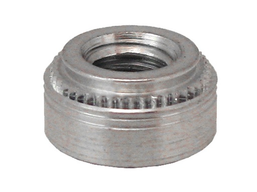 [CLS-0420-3] CLS-0420-3, Nut Self Clinching 1/4-20-THD 9.53mm-A/F 3.05mm-THK Stainless Steel Passivated ASTM A380, Penn Engineering