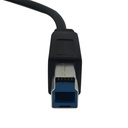 USB 3.1 Type-C Male to B Male Cable 10G 3A