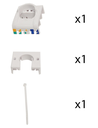 RJ45 Cat6a Shielded Slim Jack, 110 Punch/Tool-Less  - Stainless Steel