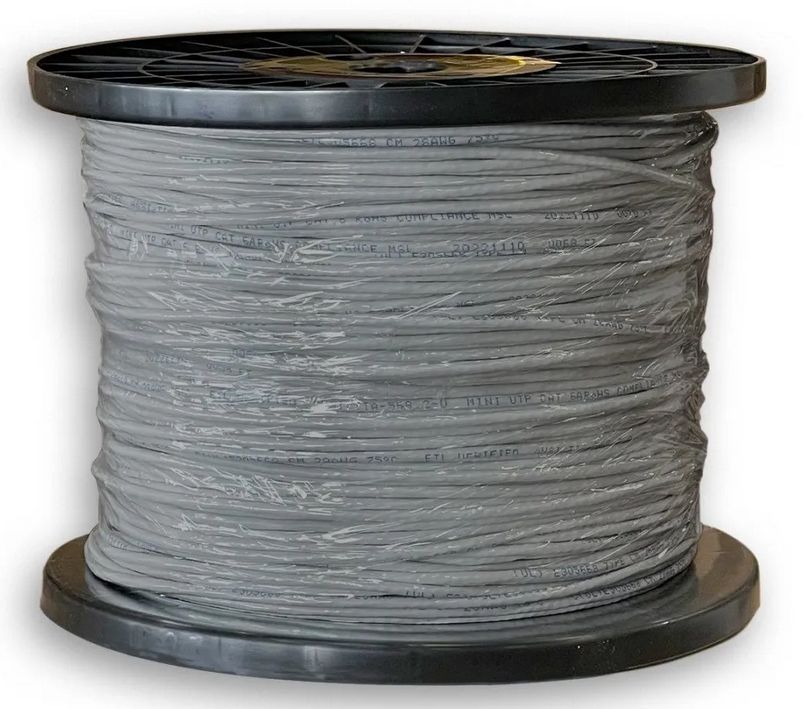 CAT6a Ultra Slim Stranded UTP 28AWG Bulk Cable