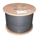 25 Pair 24AWG Solid UTP CAT3 FT4/CMR/CL3 Bulk Cable - Grey (Telephone Type)